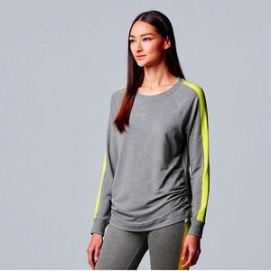 Simply Vera Ruched Sweatshirt